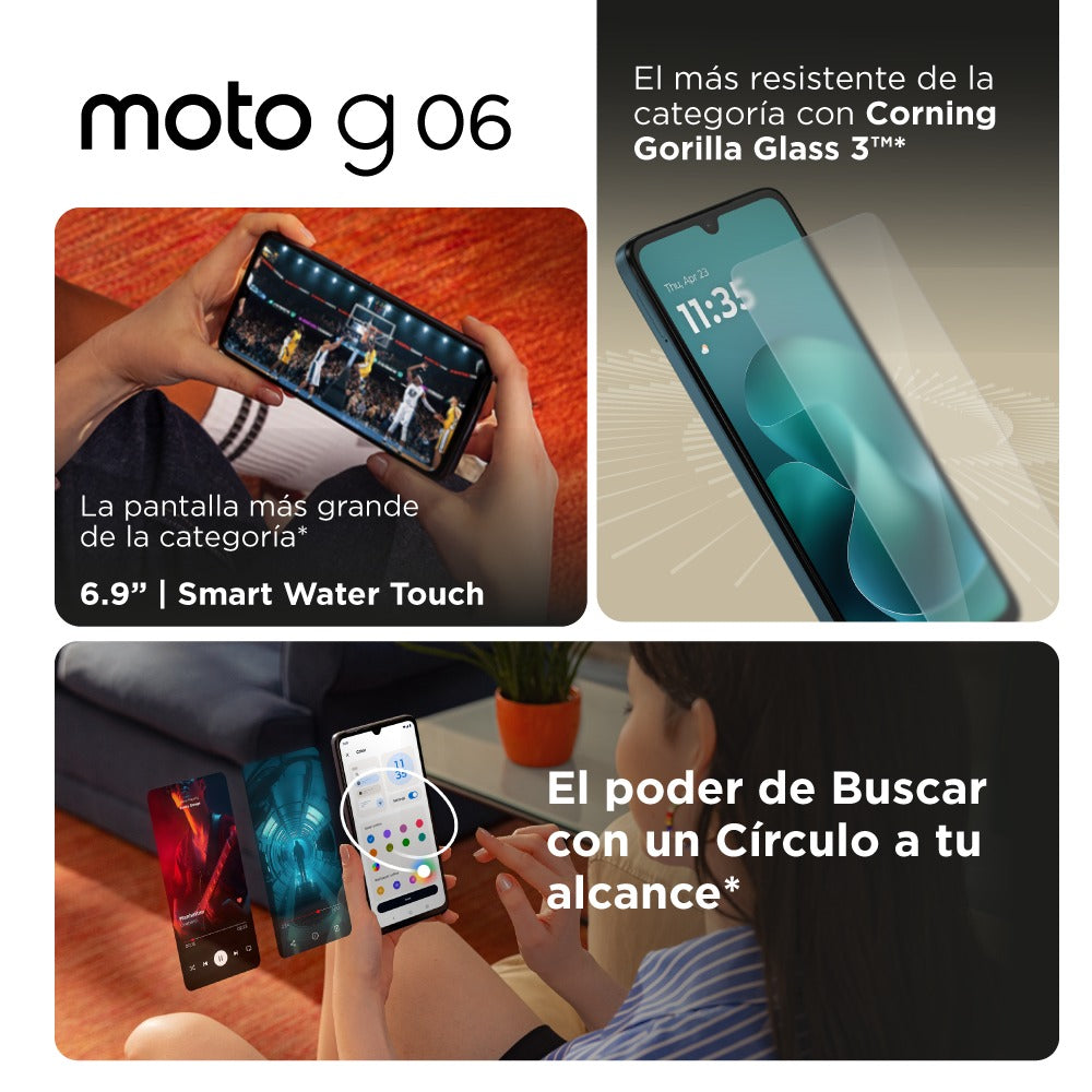 Motorola Moto G06 128 GB + Chip