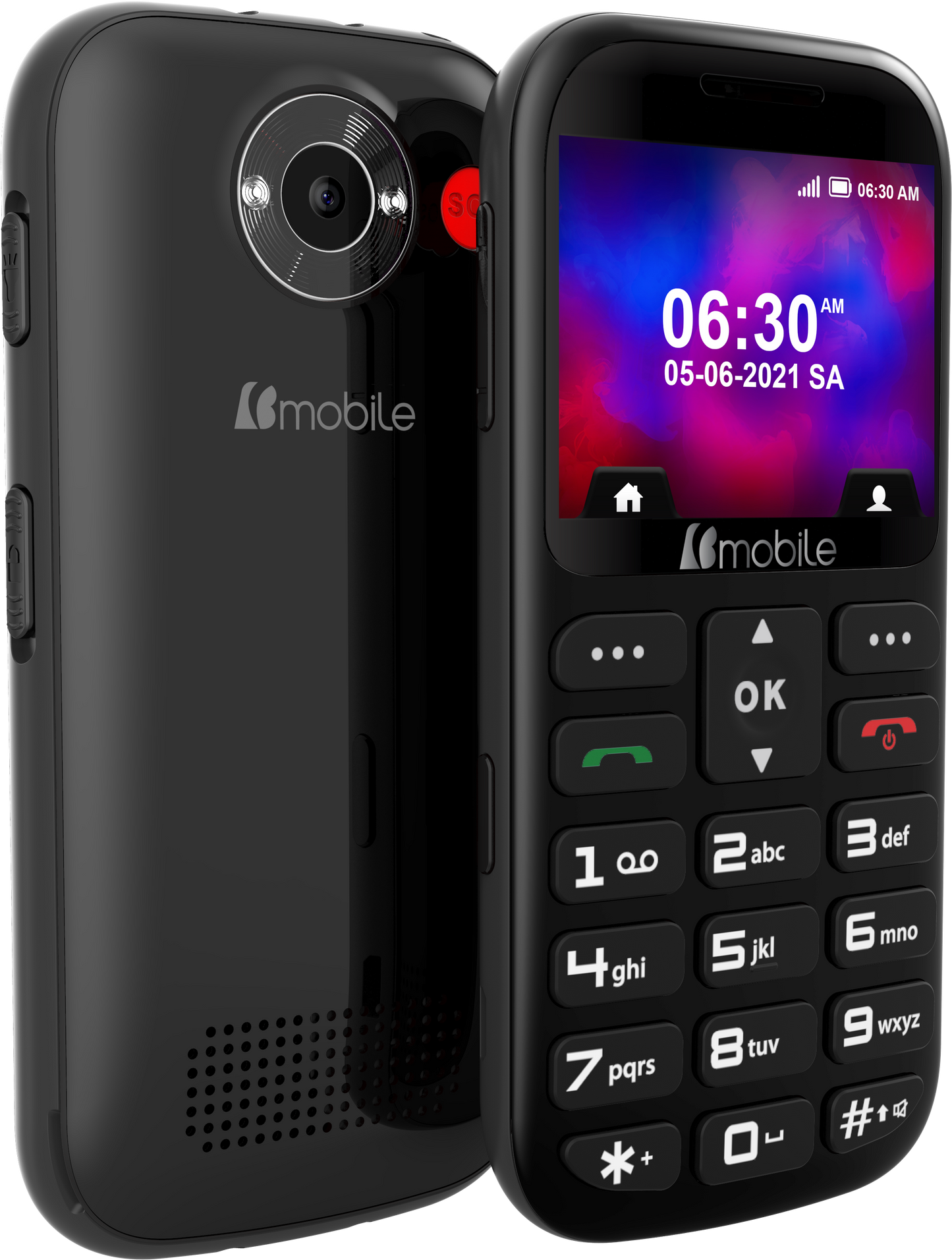 Celular senior adulto mayor Bmobile BS30 + Chip
