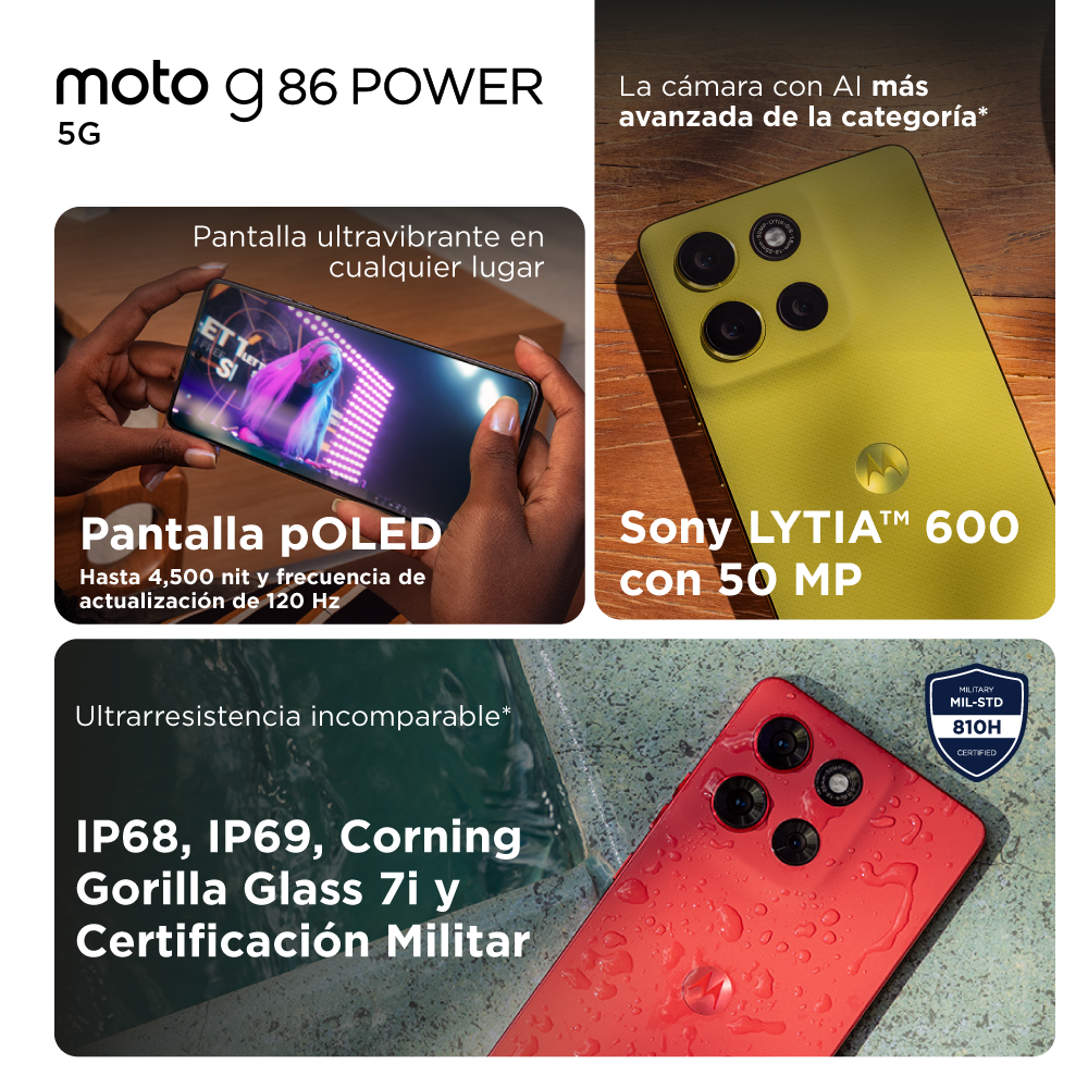 Motorola Moto G86 Power 5G + eSIM
