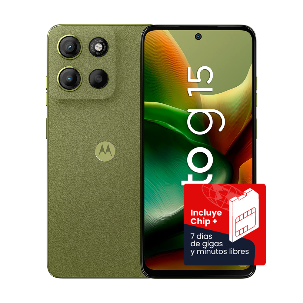Motorola Moto G15 + Chip